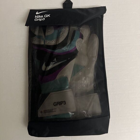 Nike FB2998-010 Unisex Sz 9 GK Grip 3 Goalkeeper Soccer Gloves - Picture 3 of 5